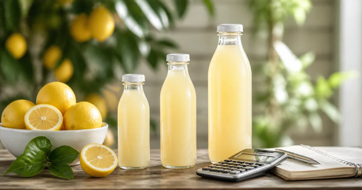 Ilustrasi Harga Sari Lemon Murni dan Cara Membandingkan